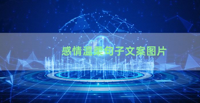 感情温柔句子文案图片