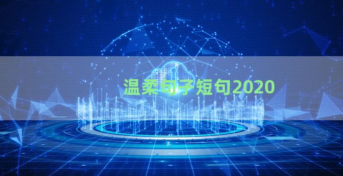 温柔句子短句2020